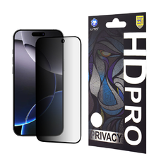  Lito - HD Pro Adatvédelmi - iPhone 16 Pro Max - Fekete üvegfólia