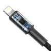 Baseus USB Type-C - Lightning kábel PD 20W 2m fekete (CATLGD-A01) - 1. kép