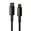 Baseus USB Type-C - Lightning kábel PD 20W 2m fekete (CATLWJ-A01) - 1. kép