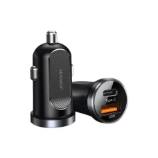 JOYROOM C-A08 1xUSB-A ÉS 1xUSB-C SZIVARGYÚJTÓS TÖLTŐ ADAPTER PD30W/QC3.0 FEKETE