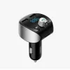 Bluetooth FM Transmitter + Joyroom 2xUSB szivargyújtós töltő fekete (JR-CL02) - 4. kép