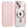Techsuit - SmartMag Könyvtok - iPhone 13 - Rózsaszín tok - 0. kép