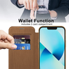 Techsuit - SmartMag könyv tok - iPhone 13 - Barna - 3. kép