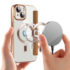 Techsuit - SmartMag könyv tok - iPhone 13 - Barna - 4. kép