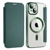 Techsuit - SmartMag könyvtok - iPhone 13 - Zöld tok - 0. kép