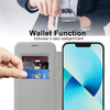 Techsuit - SmartMag könyvtok - iPhone 13 - Szürke tok - 3. kép
