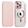 Techsuit - SmartMag könyvtok - iPhone 13 Pro Max - Rózsaszín tok - 0. kép