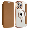 Techsuit - SmartMag Könyvtok - iPhone 13 Pro Max - Barna tok - 0. kép