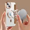 Techsuit - SmartMag Könyvtok - iPhone 14 Plus - Barna tok - 4. kép