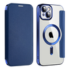 Techsuit - SmartMag Könyvtok - iPhone 14 Plus - Kék tok - 0. kép