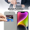 Techsuit - SmartMag Könyvtok - iPhone 14 Plus - Szürke tok - 3. kép