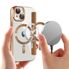Techsuit - SmartMag Könyvtok - iPhone 15 Plus - Barna tok - 4. kép