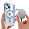 Techsuit - SmartMag Könyv Tok - iPhone 15 Plus - Világoskék tok - 4. kép