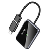 Hoco vezeték nélküli CarPlay adapter USB A / USB C HU1 fekete - 1. kép
