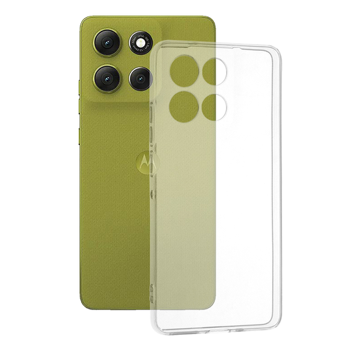 Techsuit - Átlátszó szilikon tok - Motorola Moto G86 - Átlátszó