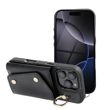 Wallet Case WONDER iPhone 16 tok fekete