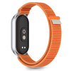 Tech-protect Nylon Stripe Xiaomi Smart Band 8 / 9 / 10 / Nfc Narancs/szürke - 0. kép