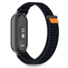 Tech-protect Nylon Stripe Xiaomi Smart Band 8 / 9 / 10 / Nfc Fekete/narancssárga - 0. kép