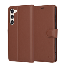  Techsuit - Bőr Tok - Samsung Galaxy S23 - Barna tok
