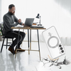  Techsuit - Luxus Kristályos MagSafe - Samsung Galaxy S22 5G - Ezüst tok - 2. kép