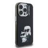 Karl Lagerfeld IML Aquarelle Karl és Choupette tok iPhone 15 Pro Max fekete tok - 2. kép