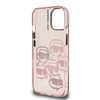 Karl Lagerfeld IML Multi K&CH Heads tok iPhone 15 Pink - 4. kép