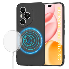  Techsuit - SoftFlex MagSafe - Honor 400 Pro - Fekete tok
