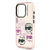 Karl Lagerfeld IML Multi K&CH Heads tok iPhone 15 Pro Max Pink - 3. kép