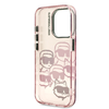 Karl Lagerfeld IML Multi K&CH Heads tok iPhone 15 Pro Max Pink - 4. kép