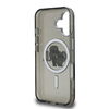 Karl Lagerfeld IML Glitter Karl and Choupette Sketch MagSafe tok iPhone 16 fekete tok - 4. kép