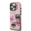 Karl Lagerfeld IML Multi K&CH Heads tok iPhone 16 Pro Pink - 0. kép