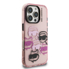 Karl Lagerfeld IML Multi K&CH Heads tok iPhone 16 Pro Pink - 2. kép