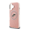 Karl Lagerfeld IML K&CH Heads Repeated Logo MagSafe tok iPhone 16 Pink tok - 3. kép
