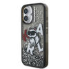 Karl Lagerfeld Liquid Glitter Scattered Choupette tok iPhone 16 fekete - 0. kép