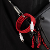 OnePlus SUPERVOOC Charge USB-C/USB-C Adat Mágneses Kábel 10A 1.2m Piros - 1. kép