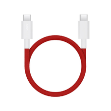 OnePlus SUPERVOOC Charge USB-C/USB-C Adat Mágneses Kábel 10A 1.2m Piros