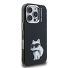 Karl Lagerfeld IML Aquarelle Choupette tok iPhone 16 Pro fekete - 2. kép