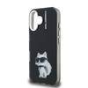 Karl Lagerfeld IML Aquarelle Choupette tok iPhone 16-hoz fekete - 3. kép