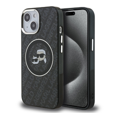 Karl Lagerfeld IML K&CH Heads Repeated Logo MagSafe iPhone 15 tok