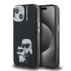 Karl Lagerfeld IML Aquarelle Karl és Choupette iPhone 15 tok