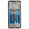 Motorola G75 5G LCD kijelző + Érintőképernyő egység + Elülső borítás Aqua Kék (Szervizcsomag) - 0. kép
