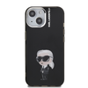 Karl Lagerfeld IML Aquarelle Karl tok iPhone 15-höz fekete - 1. kép