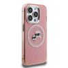 Karl Lagerfeld IML K&CH Heads Repeated Logo MagSafe tok iPhone 15 Pro Max Pink - 2. kép