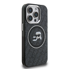 Karl Lagerfeld IML K&CH Heads Repeated Logo MagSafe iPhone 15 Pro Max fekete tok - 2. kép