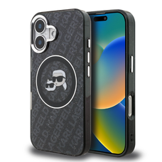 Karl Lagerfeld IML K&CH Heads Repeated Logo MagSafe tok iPhone 16