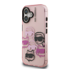 Karl Lagerfeld IML Multi K&CH Heads tok iPhone 16-hoz rózsaszín - 0. kép