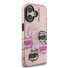 Karl Lagerfeld IML Multi K&CH Heads tok iPhone 16-hoz rózsaszín - 2. kép