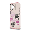 Karl Lagerfeld IML Multi K&CH Heads tok iPhone 16-hoz rózsaszín - 3. kép