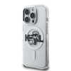 Karl Lagerfeld IML Glitter Karl and Choupette Sketch MagSafe tok iPhone 16 Pro Max Transparent tok - 0. kép