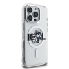Karl Lagerfeld IML Glitter Karl and Choupette Sketch MagSafe tok iPhone 16 Pro Max Transparent tok - 2. kép